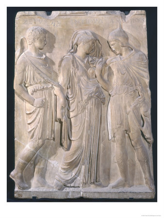 Orpheus, Eurydice and Hermes
